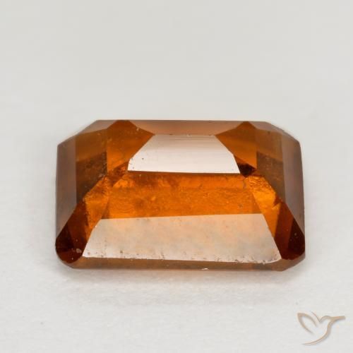 granate hessonita Naranja oscuro medio natural de 2.24 ct, Corte Octágono / Esmeralda, VS-SI