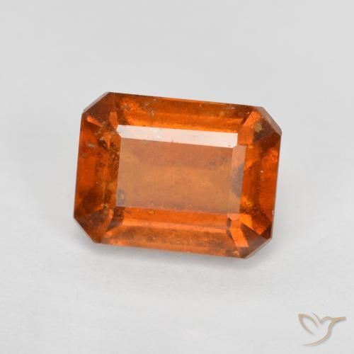 granate hessonita Naranja medio natural de 2.55 ct, Corte Octágono / Esmeralda, SI