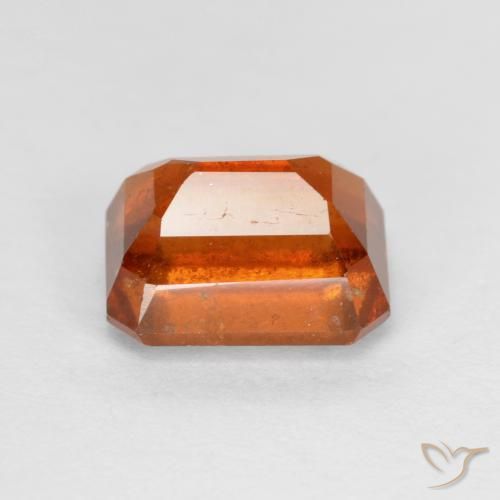 granate hessonita Naranja medio natural de 2.55 ct, Corte Octágono / Esmeralda, SI