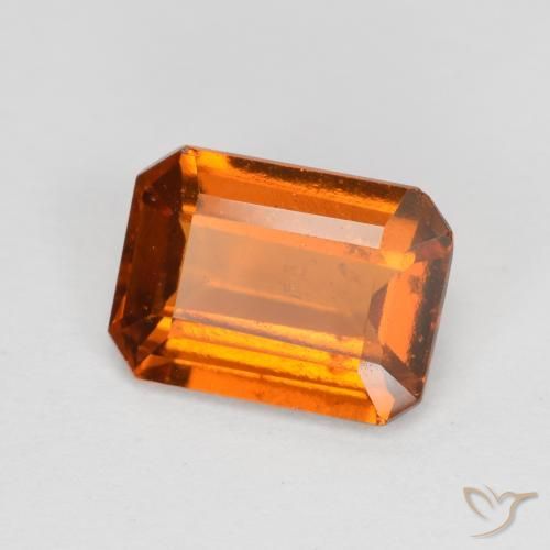 granate hessonita Naranja medio natural de 1.92 ct, Corte Octágono / Esmeralda, VS-SI