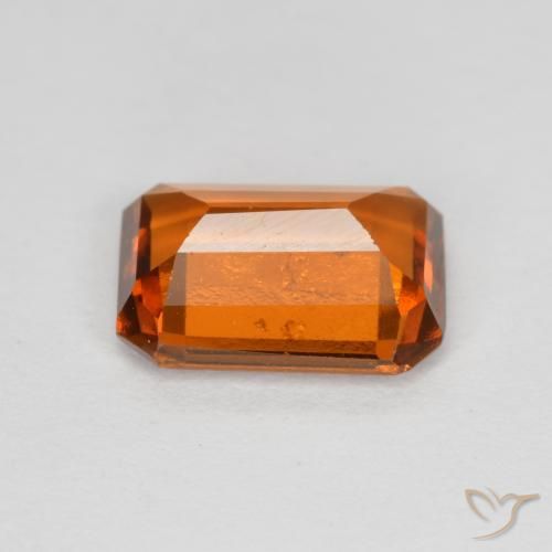 granate hessonita Naranja medio natural de 1.92 ct, Corte Octágono / Esmeralda, VS-SI