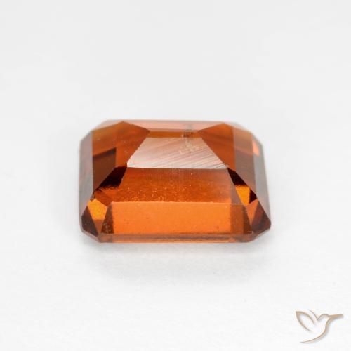 granate hessonita Naranja rojizo natural de 2.14 ct, Corte Octágono / Esmeralda, SI