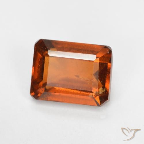 granate hessonita Naranja oscuro natural de 2.28 ct, Corte Octágono / Esmeralda, SI