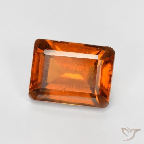 granate hessonita Naranja rojizo natural de 2.28 ct, Corte Octágono / Esmeralda, VS-SI