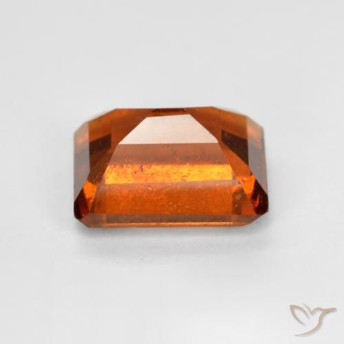 granate hessonita Naranja rojizo natural de 2.28 ct, Corte Octágono / Esmeralda, VS-SI