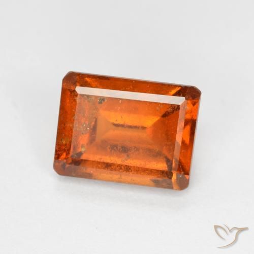 granate hessonita Naranja medio natural de 1.98 ct, Corte Octágono / Esmeralda, SI