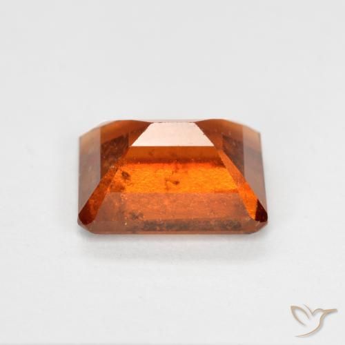 granate hessonita Naranja medio natural de 1.98 ct, Corte Octágono / Esmeralda, SI