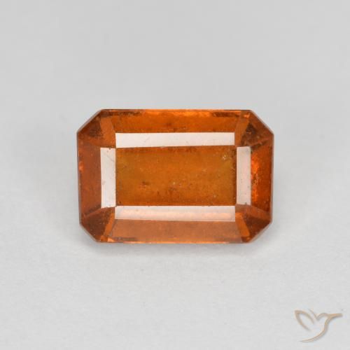 granate hessonita Naranja medio natural de 2.38 ct, Corte Octágono / Esmeralda, SI