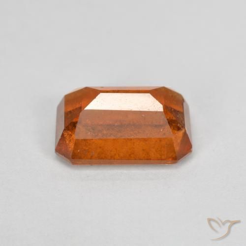granate hessonita Naranja medio natural de 2.38 ct, Corte Octágono / Esmeralda, SI
