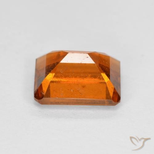 granate hessonita Naranja oscuro natural de 2.27 ct, Corte Octágono / Esmeralda, SI