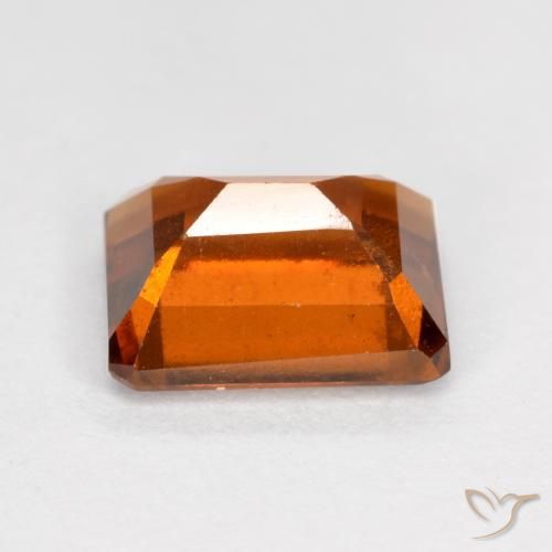 granate hessonita Naranja oscuro natural de 2.17 ct, Corte Octágono / Esmeralda, VS-SI