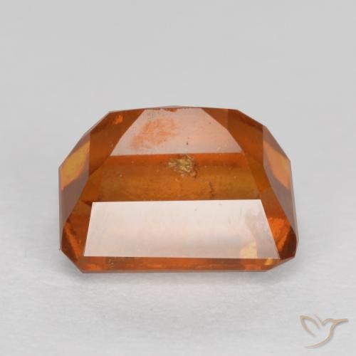 granate hessonita Naranja oscuro natural de 1.76 ct, Corte Octágono / Esmeralda, SI