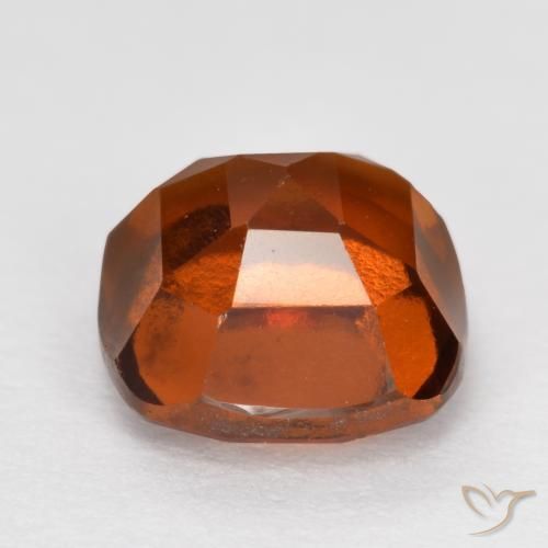 granate hessonita Naranja oscuro natural de 2.31 ct, Forma Cojín, VS