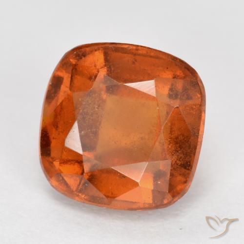granate hessonita Naranja medio natural de 2.23 ct, Forma Cojín, VS-SI
