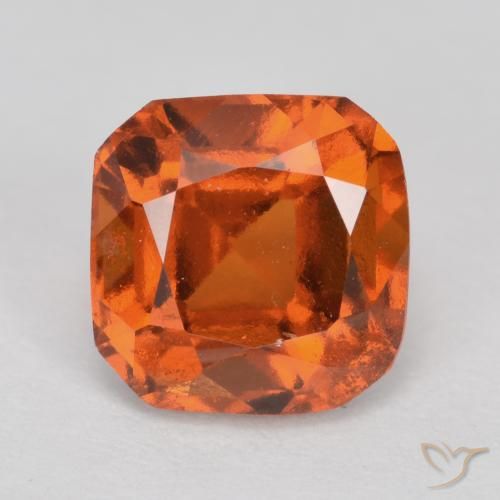 granate hessonita Naranja medio natural de 1.98 ct, Corte Octágono / Esmeralda, VS