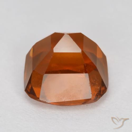 granate hessonita Naranja medio natural de 1.98 ct, Corte Octágono / Esmeralda, VS