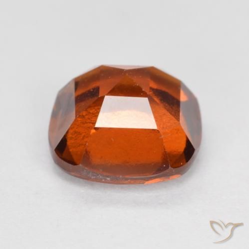 granate hessonita Naranja rojizo natural de 1.94 ct, Forma Cojín, VS-SI