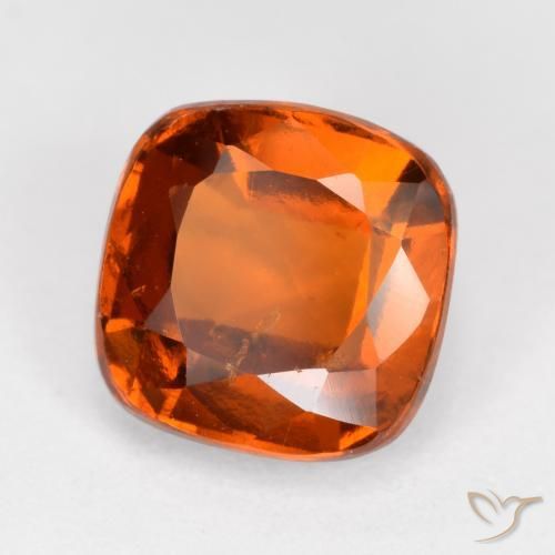 granate hessonita Naranja medio natural de 2.24 ct, Forma Cojín, VS-SI