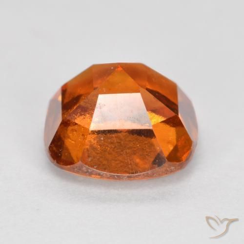 granate hessonita Naranja oscuro natural de 2.00 ct, Forma Cojín, VS-SI