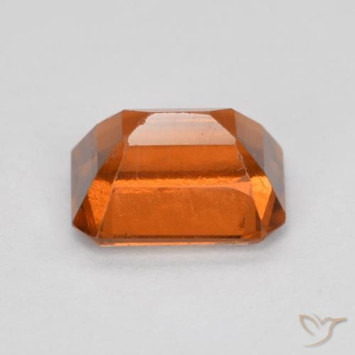 granate hessonita Naranja medio natural de 1.34 ct, Corte Octágono / Esmeralda, VS-SI