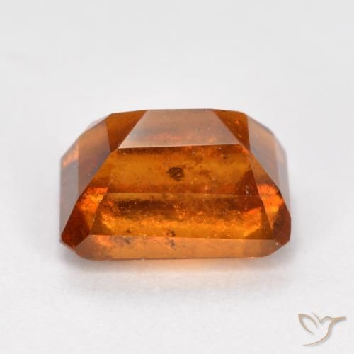 granate hessonita Naranja medio natural de 1.64 ct, Corte Octágono / Esmeralda, SI