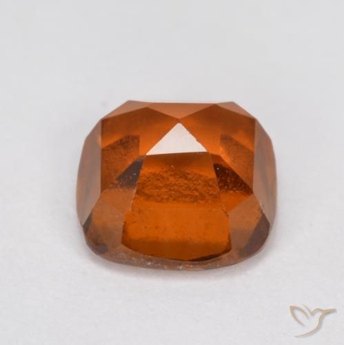 granate hessonita Ámbar naranja natural de 2.05 ct, Forma Cojín, VS
