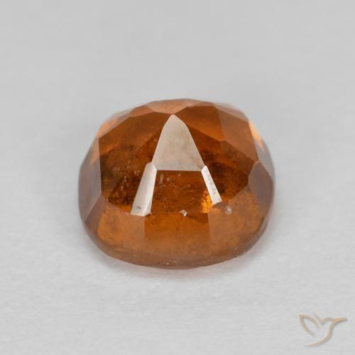 granate hessonita Naranja medio natural de 1.53 ct, Forma Cojín, VS-SI