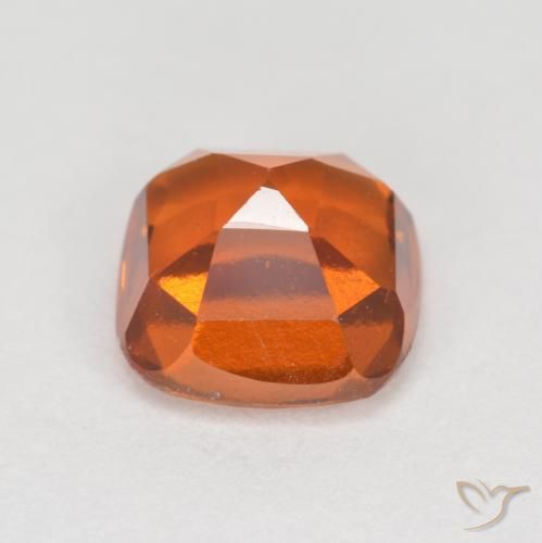 granate hessonita Naranja medio natural de 2.18 ct, Forma Cojín, VVS-VS