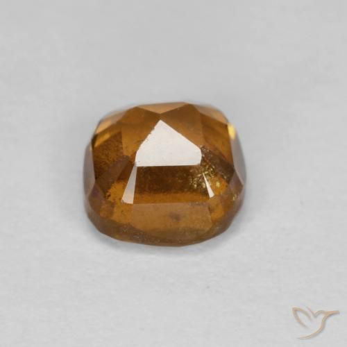 granate hessonita Naranja medio natural de 0.95 ct, Forma Cojín, SI