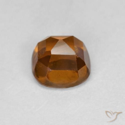 granate hessonita Naranja terroso natural de 0.90 ct, Forma Cojín, SI