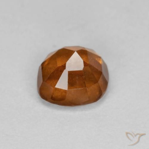 granate hessonita Naranja terroso natural de 0.88 ct, Forma Cojín, SI