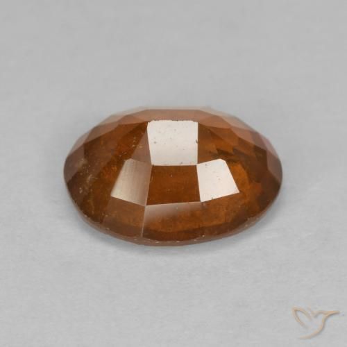 granate hessonita Ámbar naranja natural de 2.53 ct, Ovalada, VS-SI
