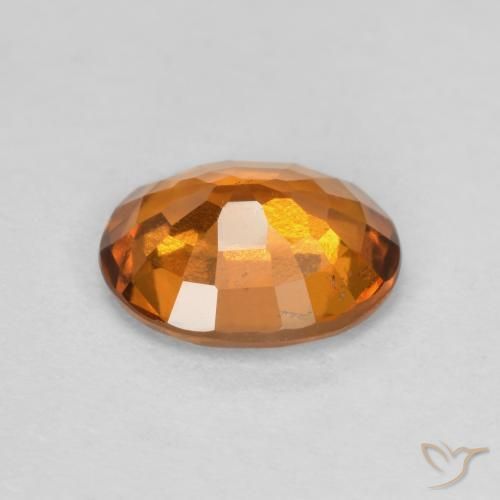 granate hessonita Naranja medio natural de 1.69 ct, Ovalada, VS