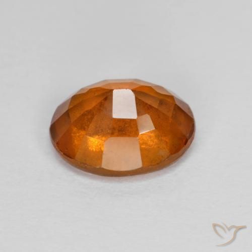 granate hessonita Naranja medio natural de 1.76 ct, Ovalada, VS-SI