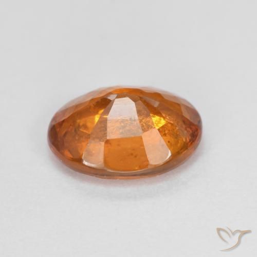 granate hessonita Naranja oscuro natural de 1.75 ct, Ovalada, VS-SI