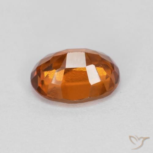 granate hessonita Ámbar naranja natural de 1.76 ct, Ovalada, VS-SI