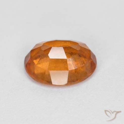 granate hessonita Naranja medio natural de 2.14 ct, Ovalada, VS-SI