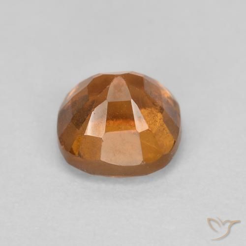 granate hessonita Naranja amarillento natural de 0.97 ct, Forma Cojín, SI