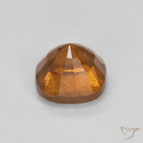 granate hessonita Naranja oscuro natural de 0.93 ct, Forma Cojín, SI