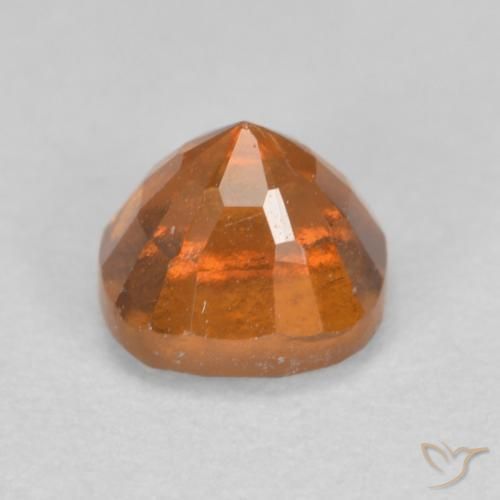 granate hessonita Naranja medio natural de 1.00 ct, Forma Cojín, SI