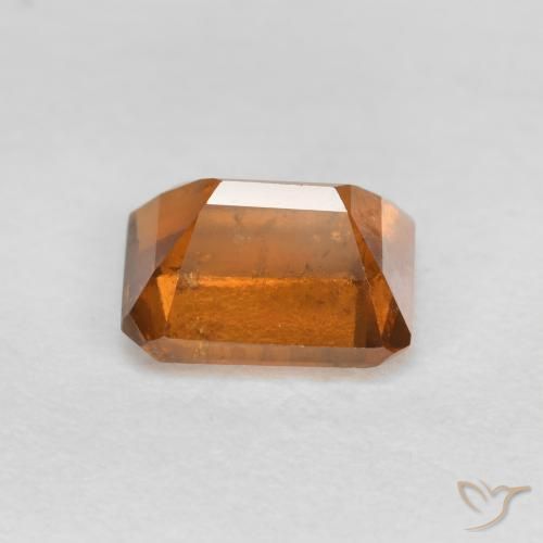 granate hessonita Naranja medio natural de 1.25 ct, Corte Octágono / Esmeralda, VS-SI