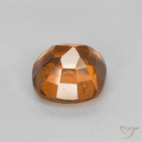 granate hessonita Naranja oscuro natural de 1.45 ct, Forma Cojín, VS-SI