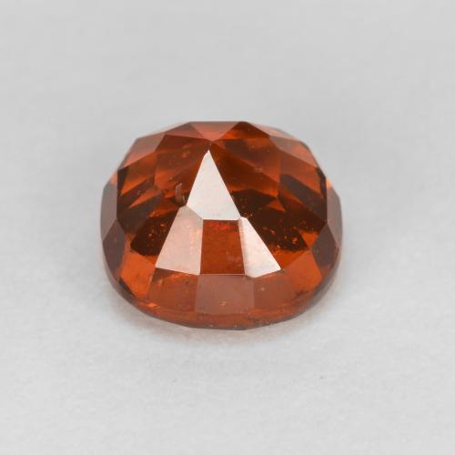 granate hessonita Naranja oscuro natural de 1.52 ct, Corte Cojín, VS-SI