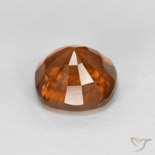 granate hessonita Naranja medio natural de 1.32 ct, Forma Cojín, VS-SI