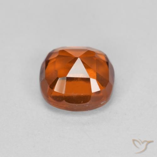 granate hessonita Ámbar naranja natural de 1.49 ct, Forma Cojín, VS