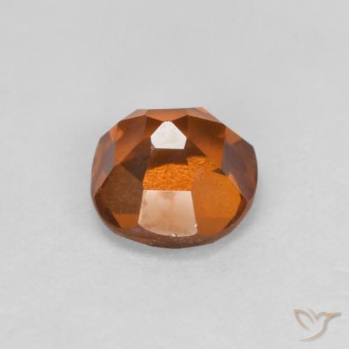 granate hessonita Naranja oscuro natural de 1.42 ct, Forma Cojín, VS