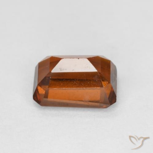 granate hessonita Naranja medio natural de 1.44 ct, Corte Octágono / Esmeralda, VS