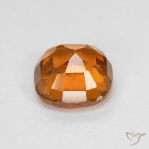 granate hessonita Naranja fuego natural de 1.34 ct, Forma Cojín, VS-SI