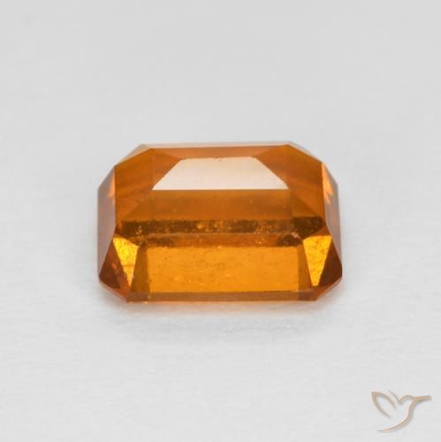 granate hessonita Naranja amarillento natural de 1.49 ct, Corte Octágono / Esmeralda, VS