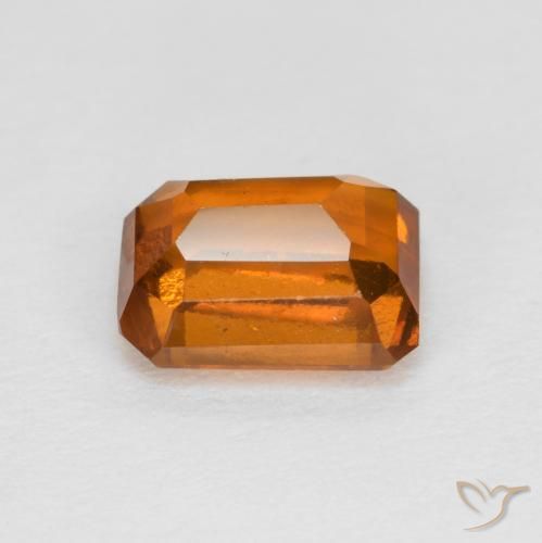 granate hessonita Naranja amarillento natural de 1.48 ct, Corte Octágono / Esmeralda, VS